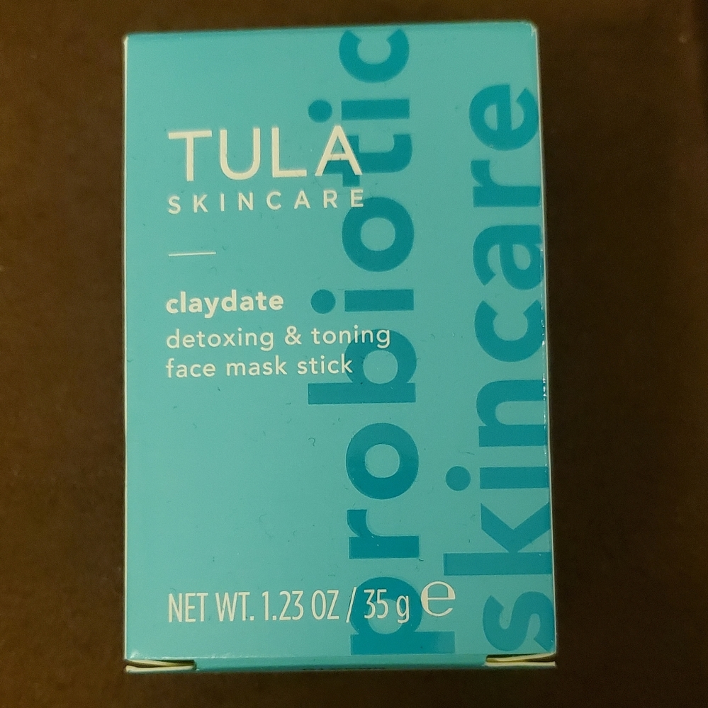 NIB TULA Skincare Claydate Detoxing & Toning Face Mask Stick